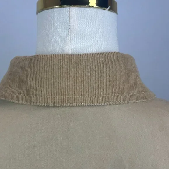 Ralph Lauren Beige Cotton Twill Cord Collar Chore Barn Utility Jacket - L - Picture 9 of 16